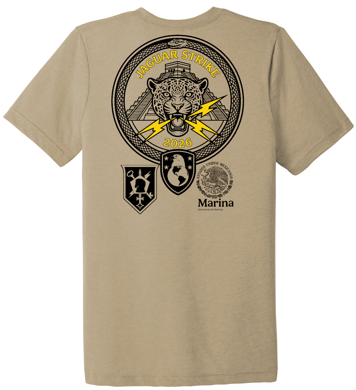 Jaguar Strike 2026 shirt — back proof
